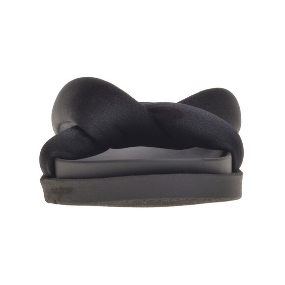 WILD PAIR Womens Black Puffer Sandals. Beck Slip On Slide Sandals 7 M - Picture 2 of 4